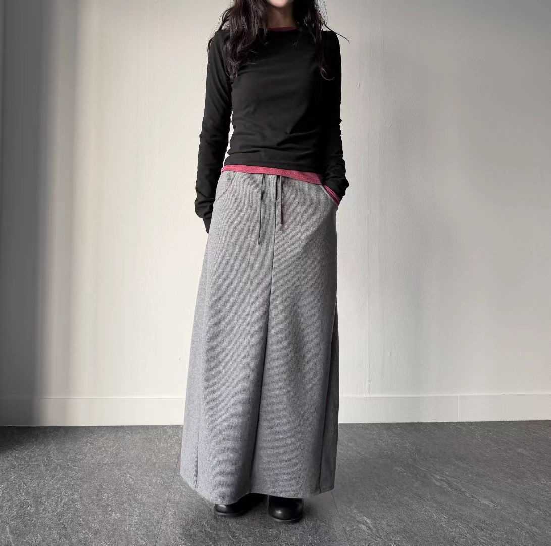 DINO東大門直郵㊣女裝新款26春夏時尚真品休閑推薦職業長裙DINO長裙