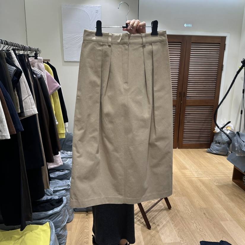 GILLI㊣東大門代購女士新品熱賣休閑推薦職業時尚長裙羊毛特價GILLI長裙