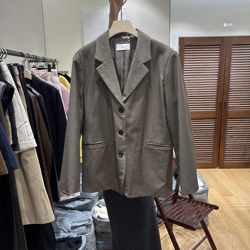 GILLI韓國代購㊣女士新款真品人氣26春夏休閑推薦時尚夾克帆布GILLI夾克