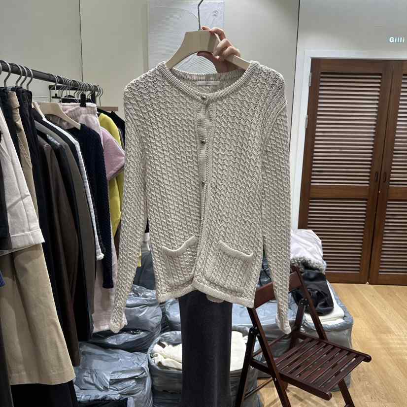GILLI㊣東大門實拍女士新款26春夏推薦休閑真品熱賣職業針織衫GILLI針織衫
