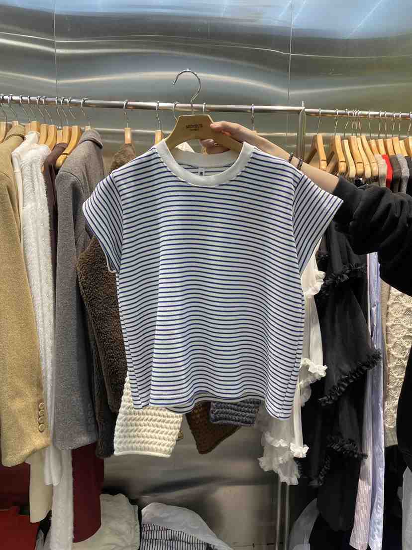 MENDL S韓國代購㊣女裝新款26春夏熱賣職業休閑推薦T恤春款MENDL ST恤