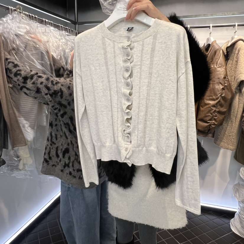 OUS/INCH-L東大門直郵㊣女裝新品人氣時尚針織衫羊絨春款OUS/INCH針織衫