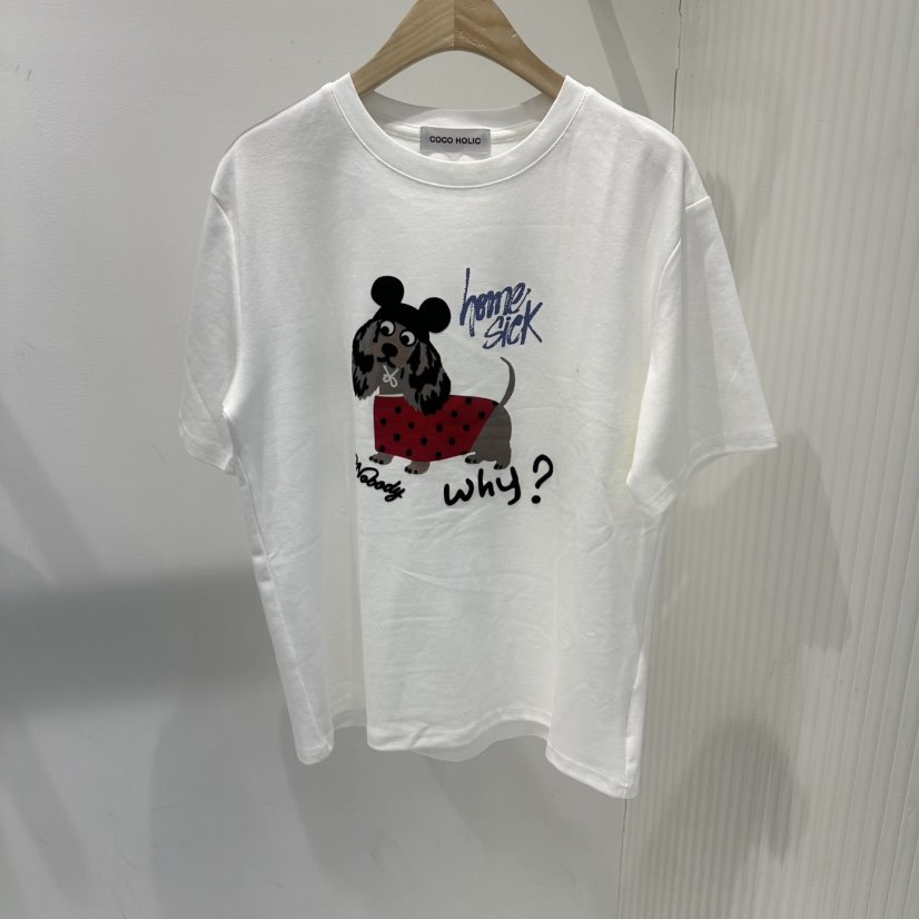 COCO HOLIC韓國代購㊣女裝新款休閑真品時尚人氣職業熱賣T恤COCO HOLICT恤