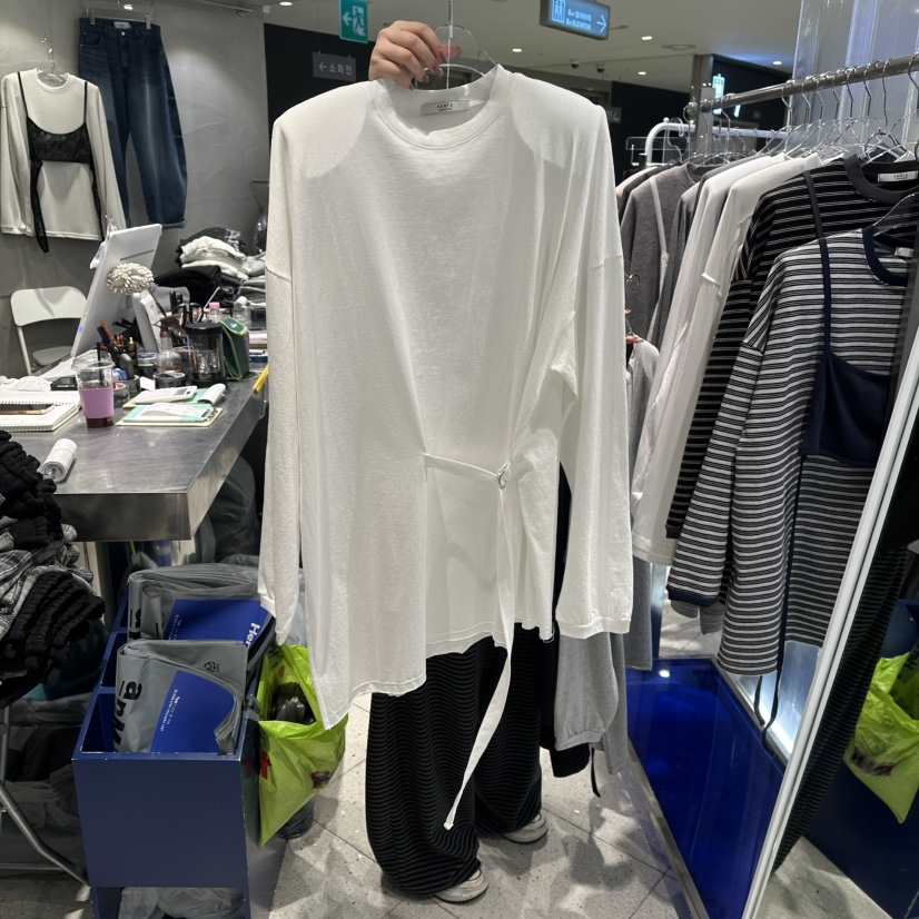 HERTZ-P韓國代購㊣女士新品時尚休閑真品26春夏長袖T恤春款HERTZ-P長袖T恤