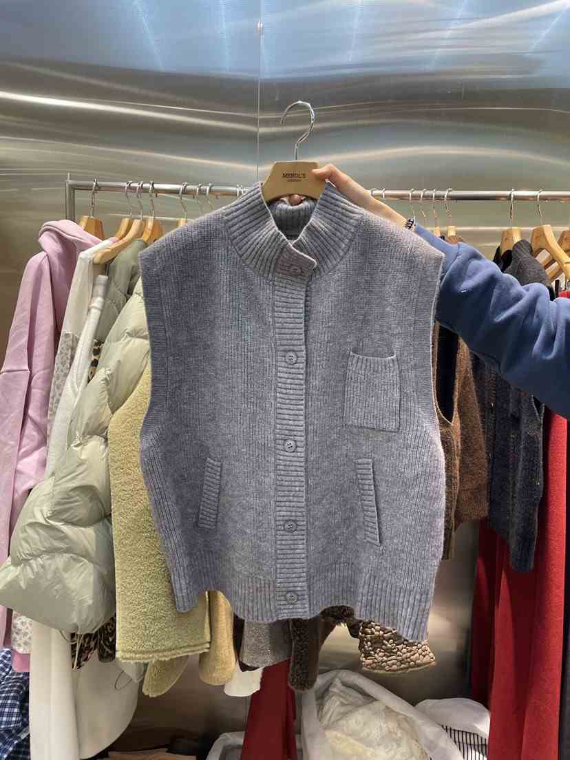 MENDL S㊣東大門代購女士新款職業人氣真品熱賣馬甲口袋春款MENDL S馬甲