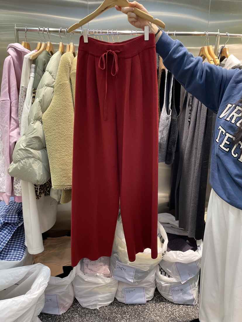 MENDL S㊣東大門實拍女裝新款人氣職業熱賣休閑褲春款褶裥MENDL S休閑褲