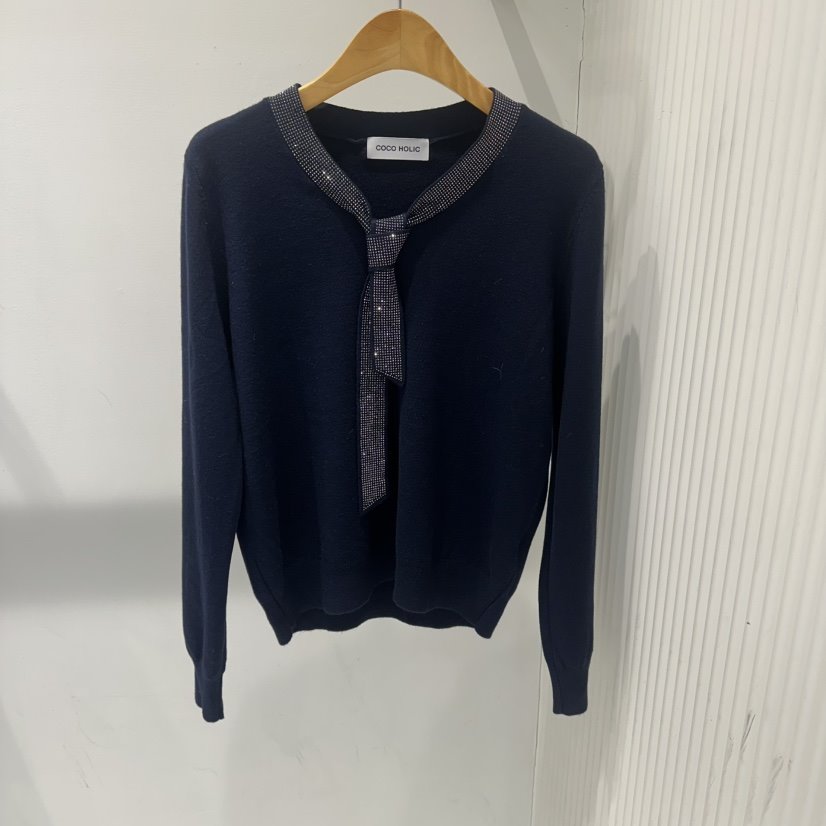 COCO HOLIC韓國代購㊣女士新品真品熱賣職業休閑26春夏針織衫COCO HOLIC針織衫