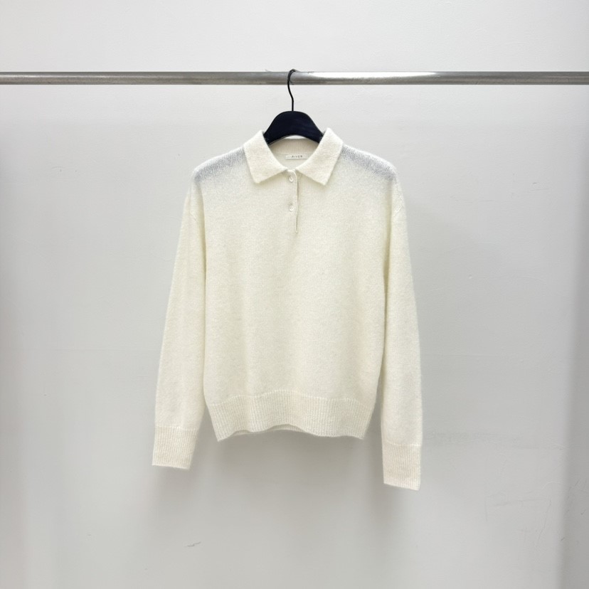 RIVER㊣東大門代購女裝新款人氣職業真品休閑針織衫羊駝春款WATER/RIVER針織衫