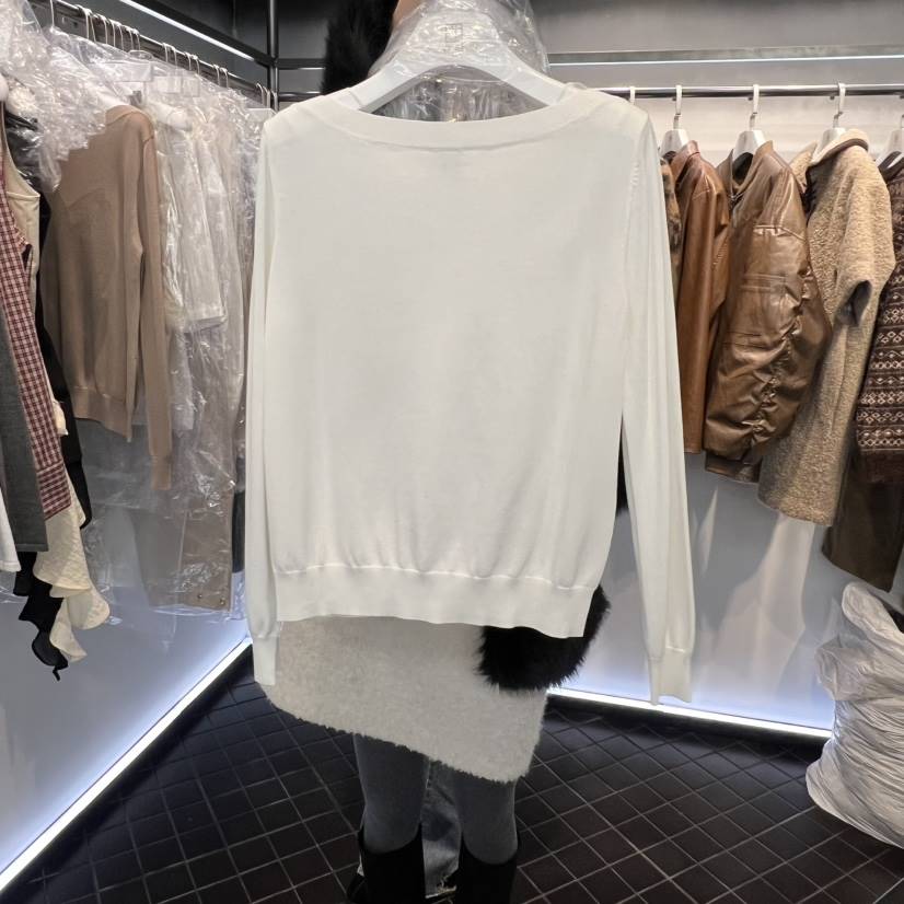 OUS/INCH-L韓國代購㊣女士新款時尚人氣熱賣針織衫春款露肩OUS/INCH針織衫