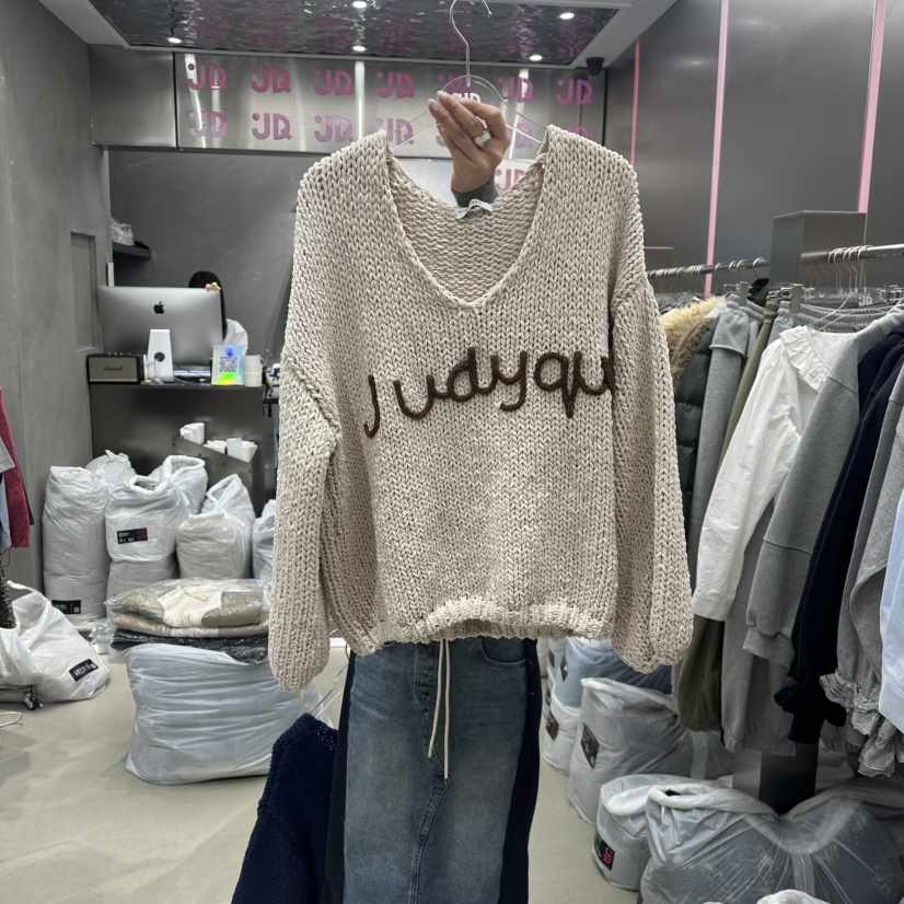JUDYQUE東大門直郵㊣女裝新款真品時尚人氣職業熱賣毛衣春款JUDYQUE毛衣