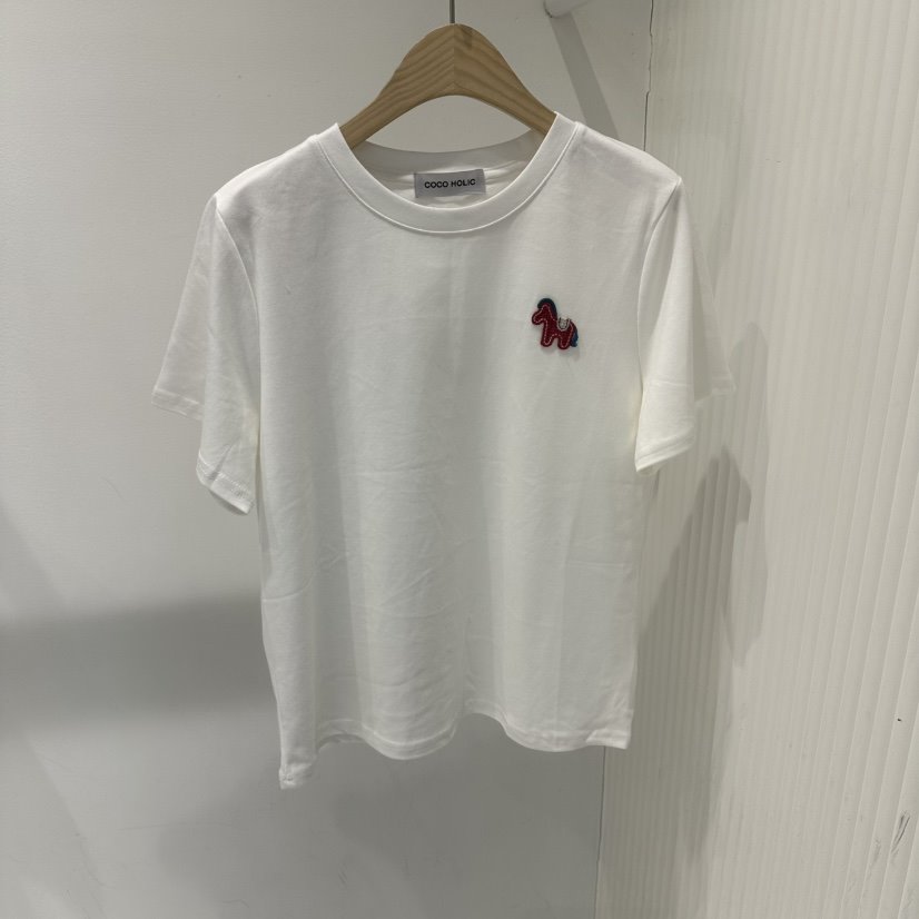COCO HOLIC㊣東大門代購女士新款推薦真品職業26春夏時尚T恤COCO HOLICT恤