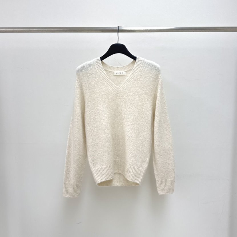 RIVER韓國直郵㊣女士新品職業26春夏推薦真品時尚熱賣毛衣春款WATER/RIVER毛衣