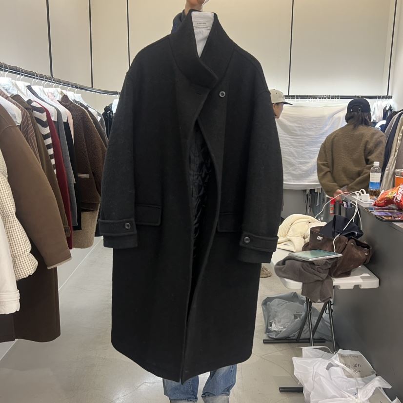 BAKING POWDER㊣東大門代購女士新款26春夏時尚中長款大衣BAKING POWDER中長款大衣