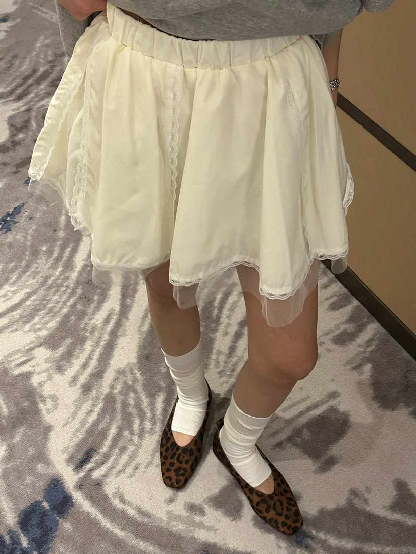 ZEROZERO韓國直郵㊣女裝新款時尚熱賣26春夏職業裙褲蕾絲緞面ZEROZERO裙褲