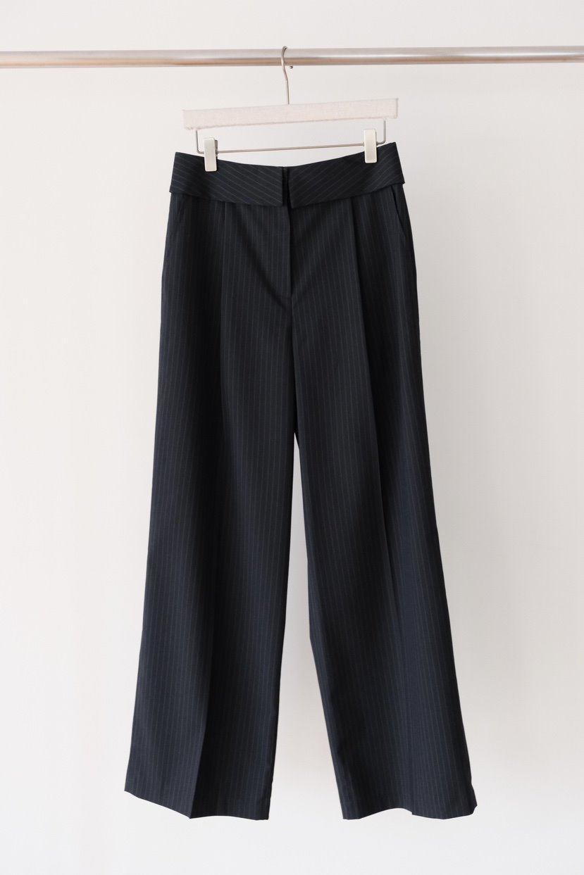 SORBET/FLAT WHITE東大門直郵㊣女裝新品休閑熱賣休閑褲條紋SORBET/FLAT WHITE休閑褲