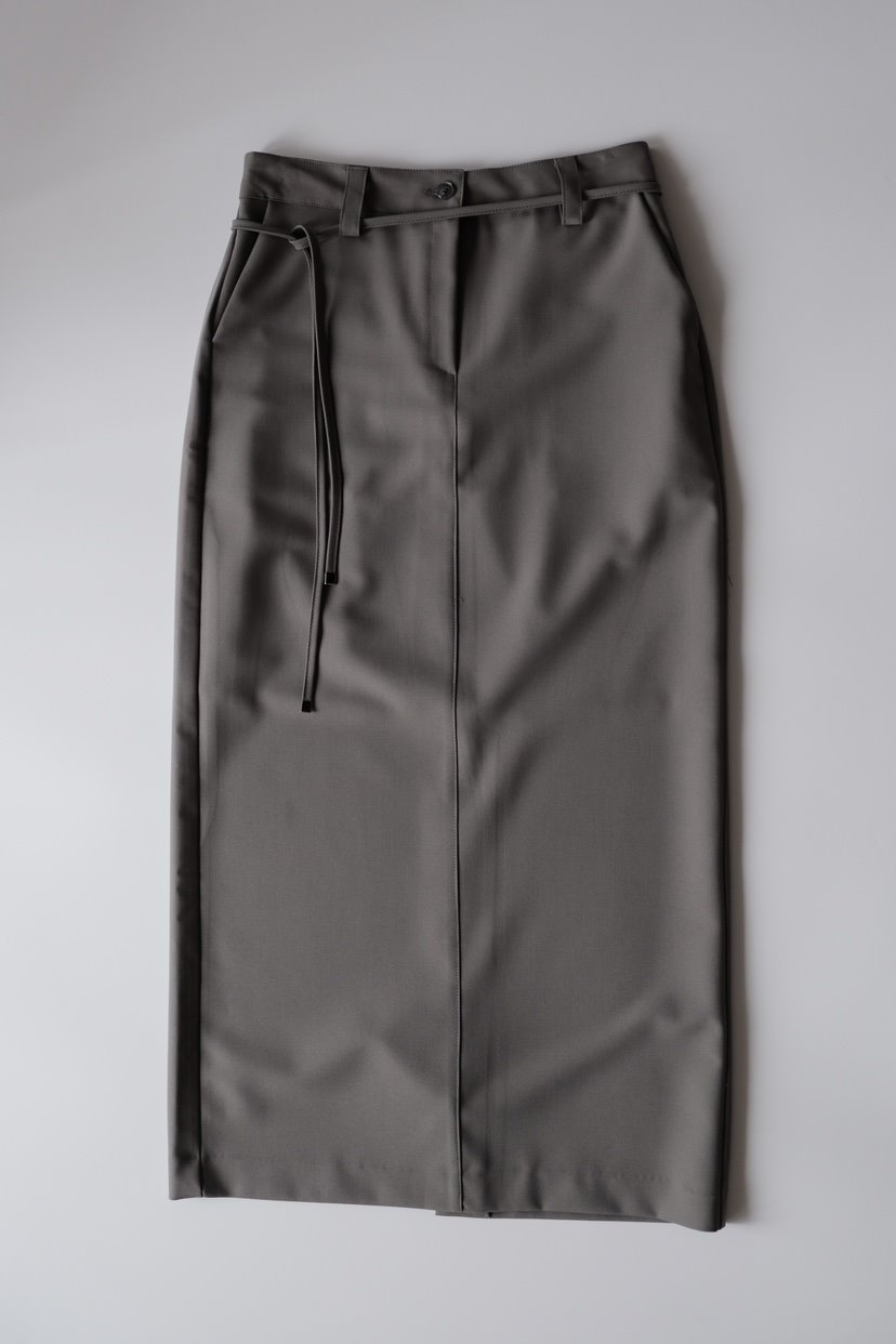 SORBET/FLAT WHITE東大門直郵㊣女裝新款休閑26春夏長裙含腰繩SORBET/FLAT WHITE長裙