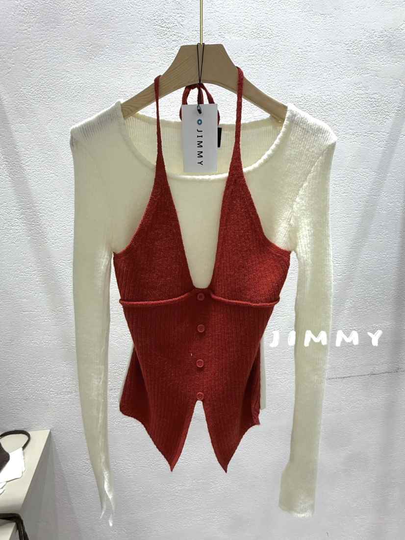 JIMMY㊣東大門實拍女士新品推薦真品職業人氣熱賣時尚針織衫JIMMY/REMAKE針織衫