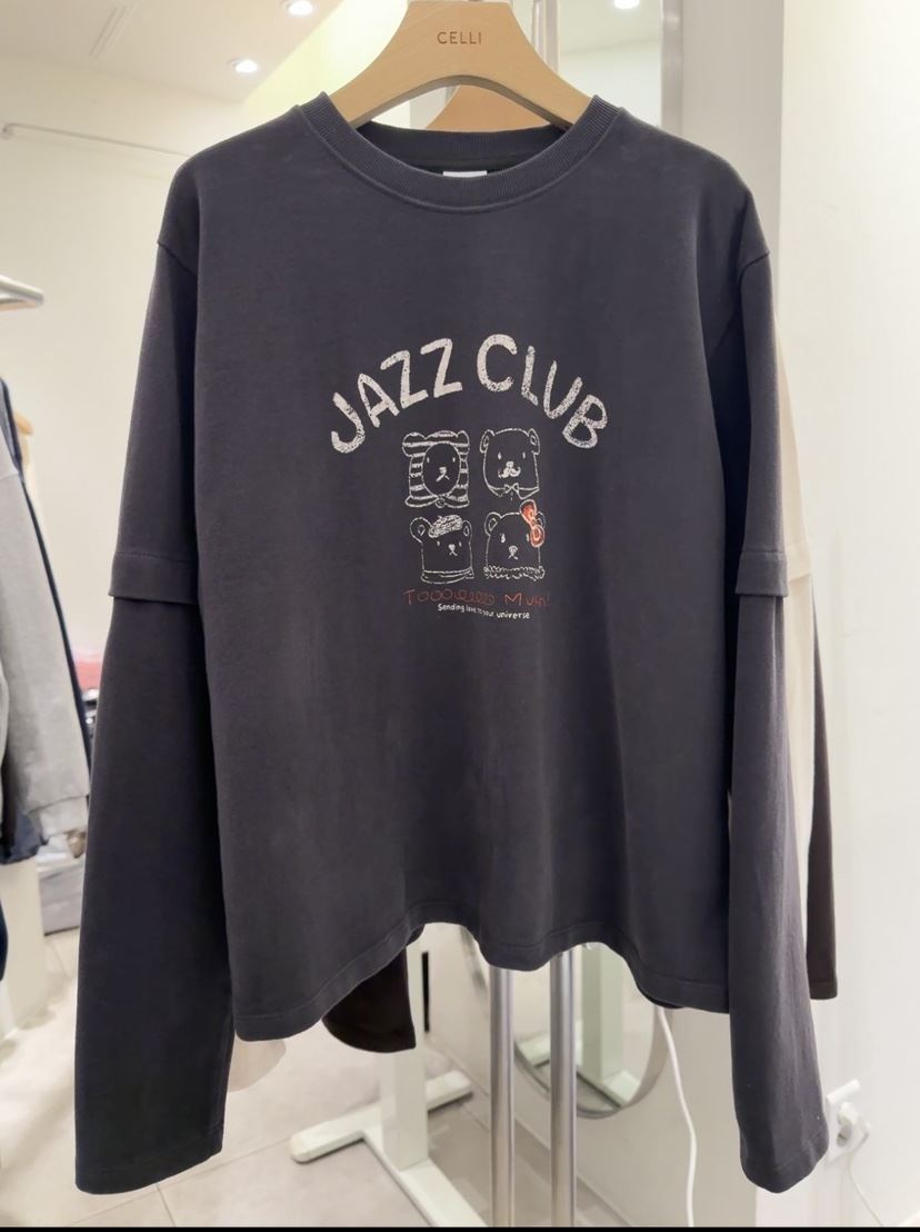 CELLI韓國直郵㊣女士新款職業真品人氣26春夏熱賣推薦長袖T恤CELLI長袖T恤