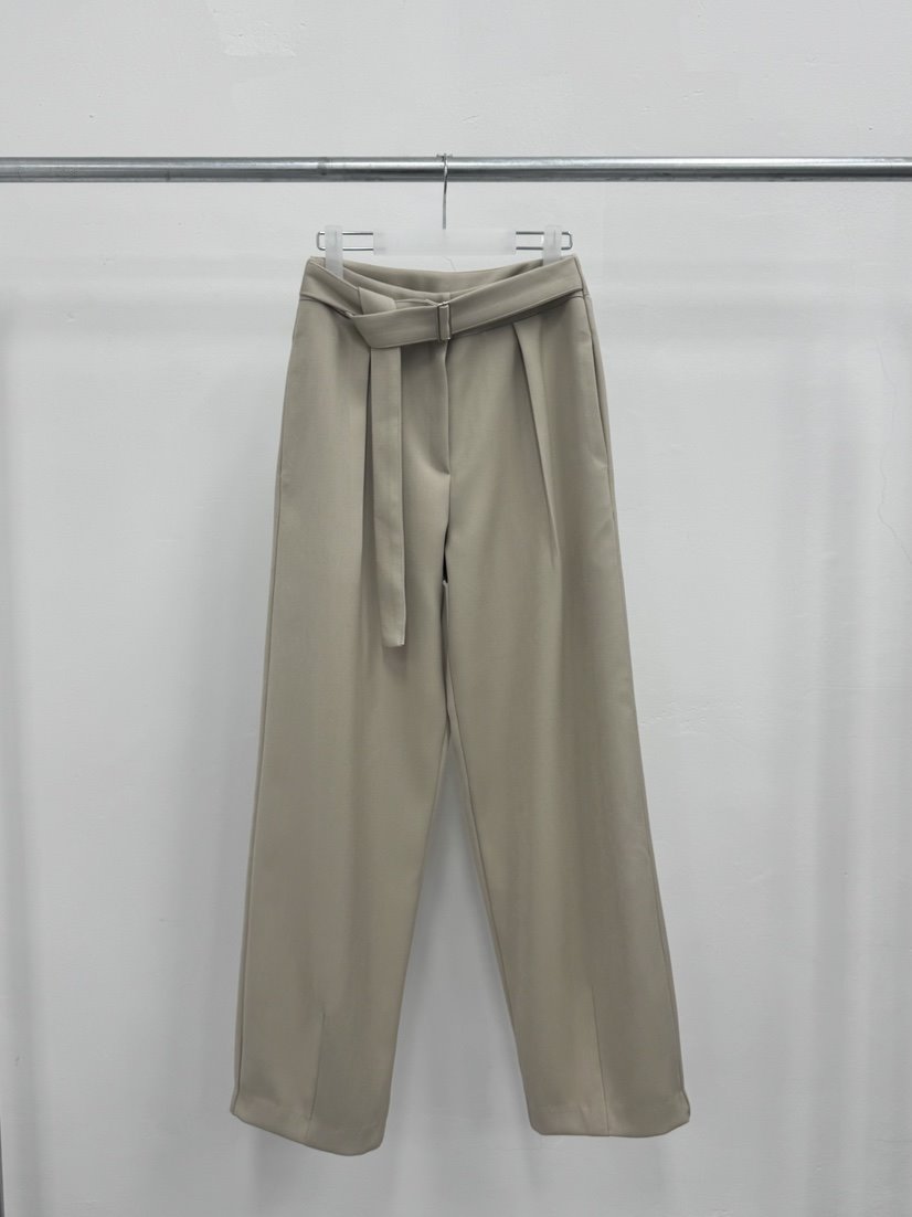 MOSMOS㊣東大門代購女士新款熱賣26春夏推薦人氣休閑褲含腰帶MOSMOS休閑褲