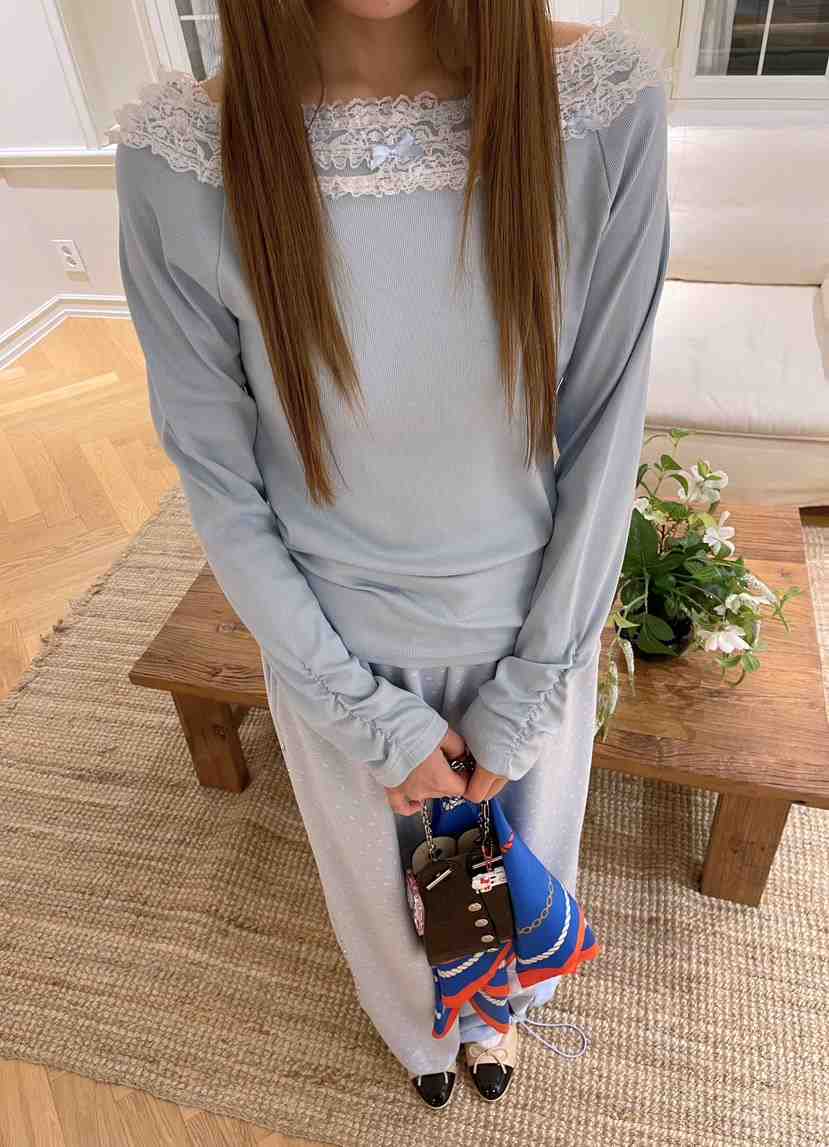 BOUTIQUE-L㊣東大門代購女裝新品26春夏休閑推薦真品熱賣T恤BOUTIQUE-LT恤