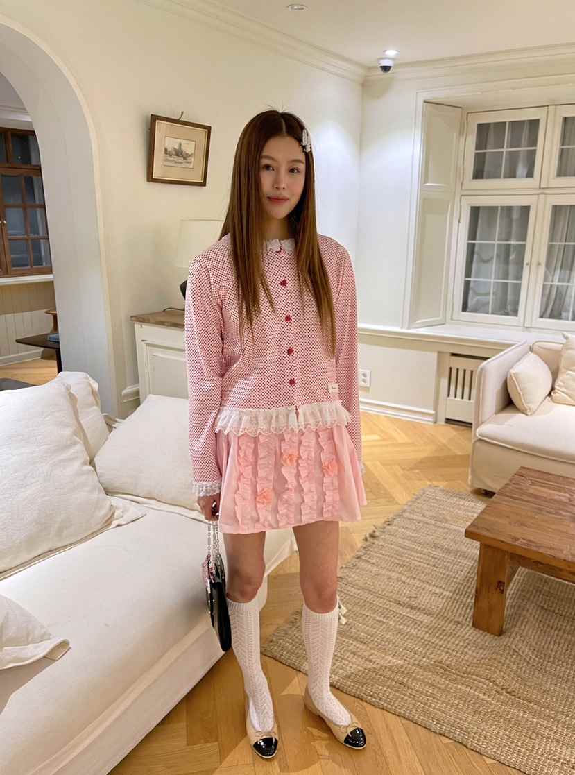 BOUTIQUE-L韓國直郵㊣女士新款26春夏真品職業熱賣休閑短裙BOUTIQUE-L短裙