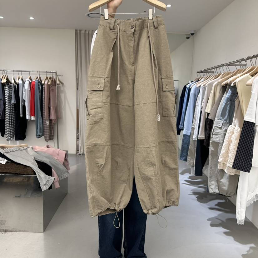 VAULT㊣東大門代購女裝新品時尚職業熱賣休閑褲工裝褲春款復古VAULT休閑褲