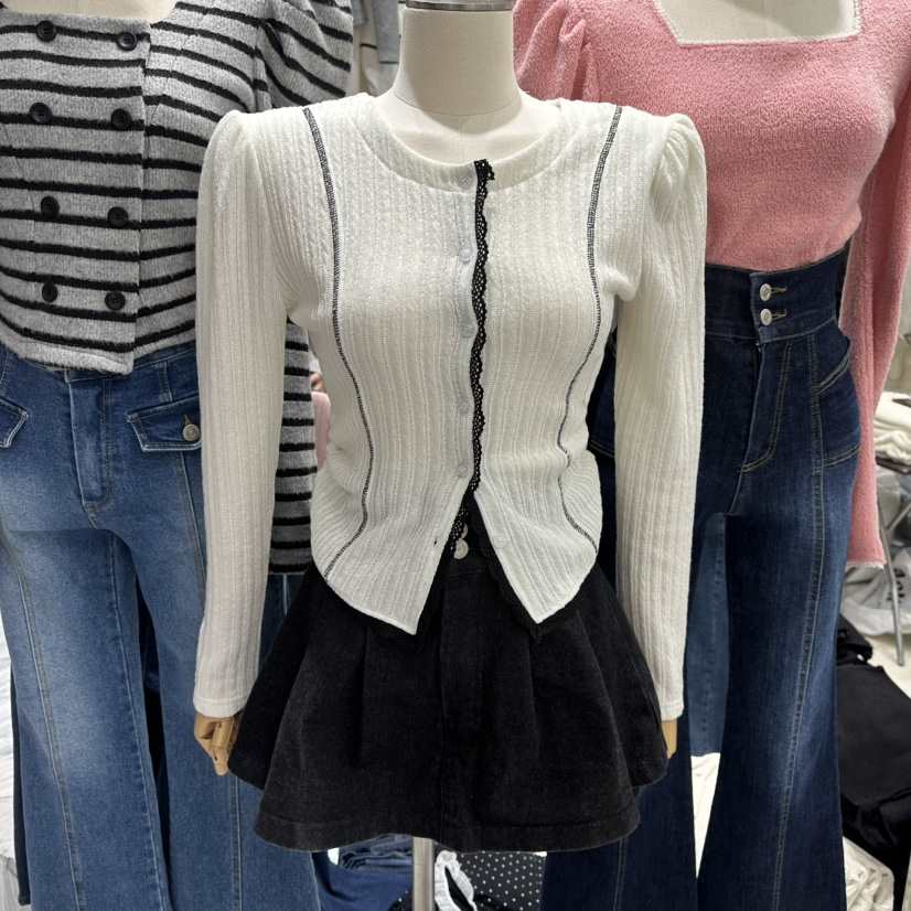 MONOPOLY㊣東大門代購女裝新品休閑真品26春夏推薦針織衫春款MONO_POLY針織衫