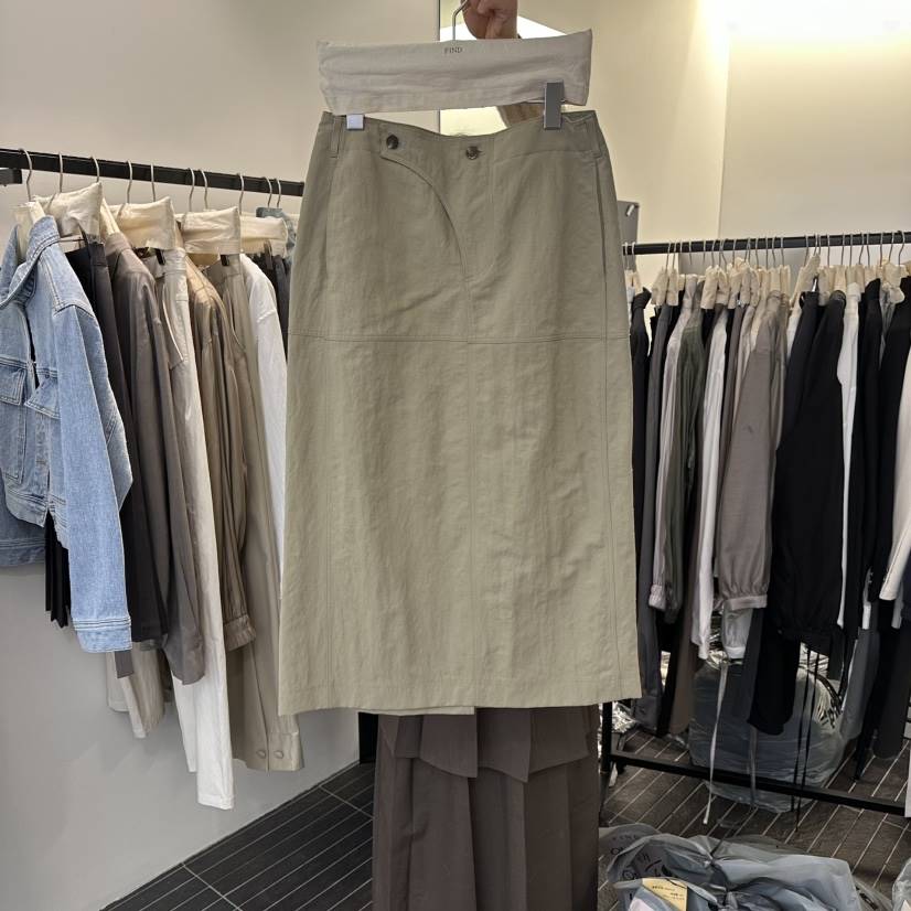 FIND-P㊣東大門代購女士新品推薦人氣26春夏時尚職業長裙春款FIND-P長裙