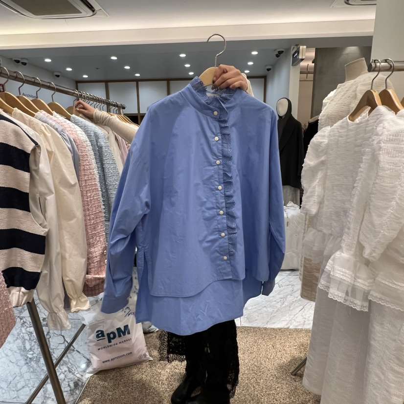 A㊣東大門代購女裝新品26春夏休閑時尚真品推薦熱賣襯衫蕾絲衫A STORE襯衫/蕾絲衫