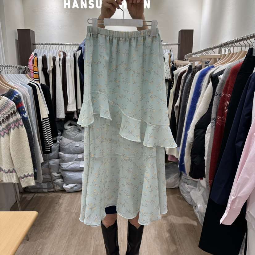 HANSUNGHYUN㊣東大門代購女士新品休閑人氣推薦熱賣長裙春款HANSUNGHYUN長裙