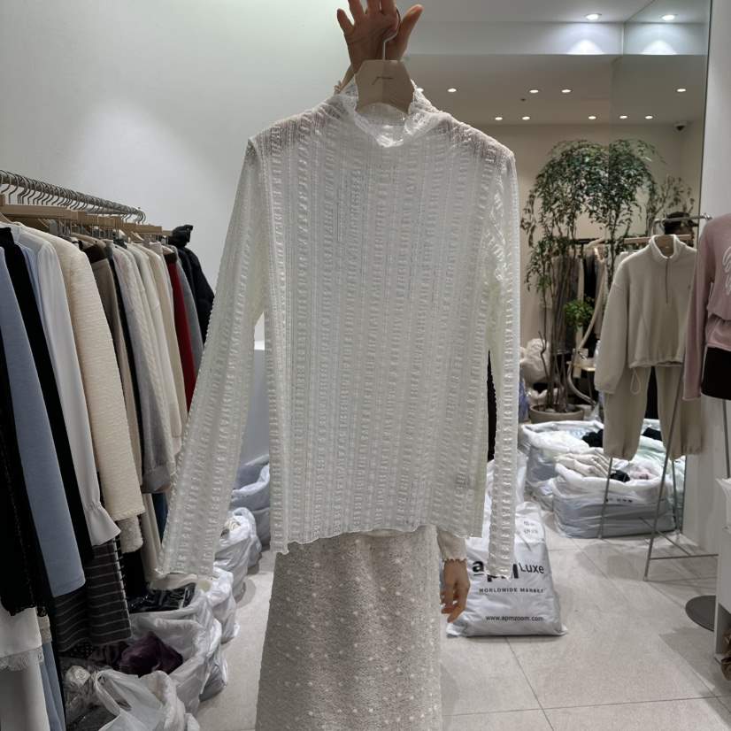 GRACIA㊣東大門實拍女裝新款休閑推薦職業26春夏長袖T恤春款GRACIA長袖T恤