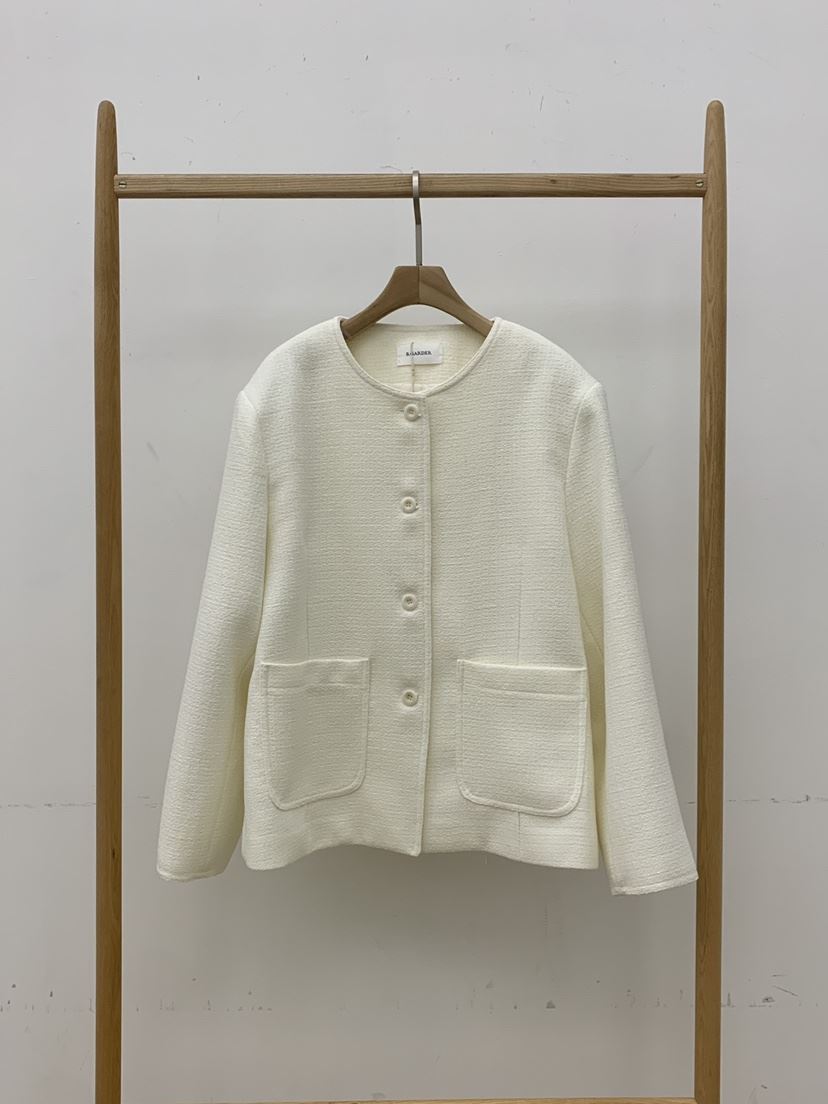 B_GARDER㊣東大門實拍女士新款推薦休閑時尚熱賣夾克粗花呢B.GARDER夾克