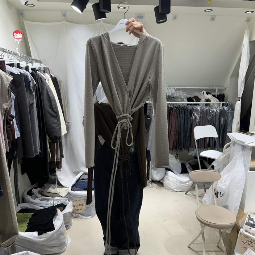 OWNS㊣東大門實拍女裝新品熱賣職業時尚人氣長袖T恤連帽衫春款OWNS HAUS長袖T恤