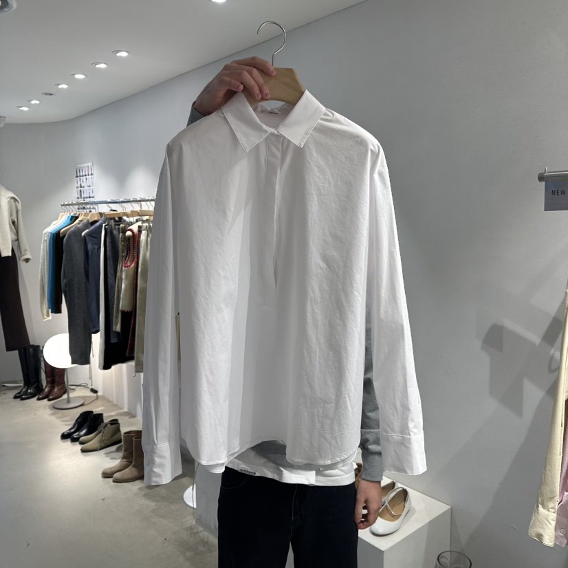 ROOM K-P韓國代購㊣女士新品人氣休閑26春夏襯衫蕾絲衫春款ROOM K襯衫/蕾絲衫