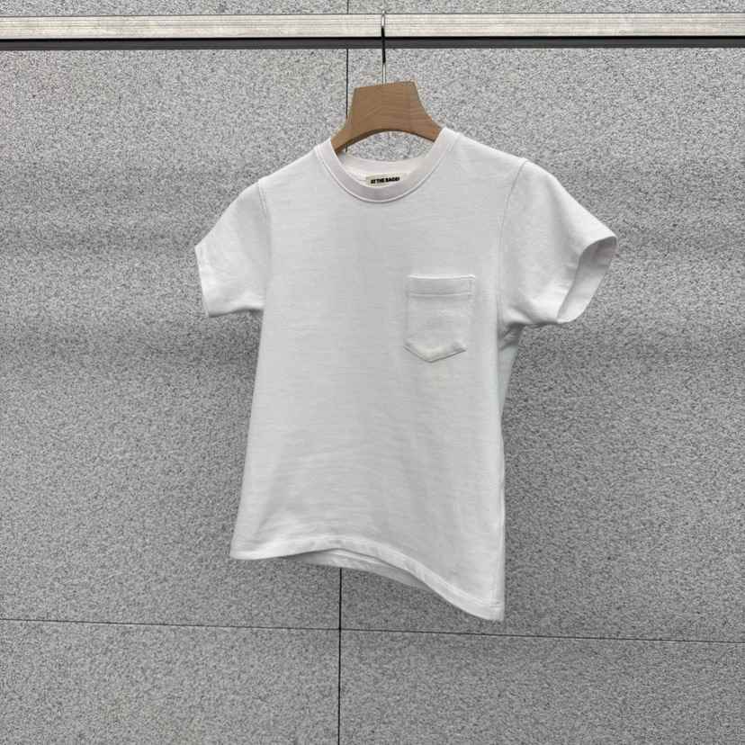 AT THE BAGEL東大門直郵㊣女士新款26春夏職業T恤口袋春款AT THE BAGELT恤