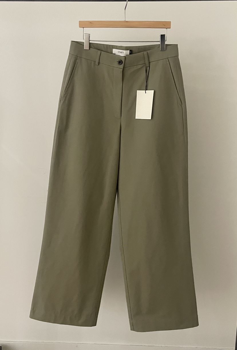 COMETE韓國代購㊣女裝新款真品推薦人氣休閑職業時尚休閑褲COMETE休閑褲