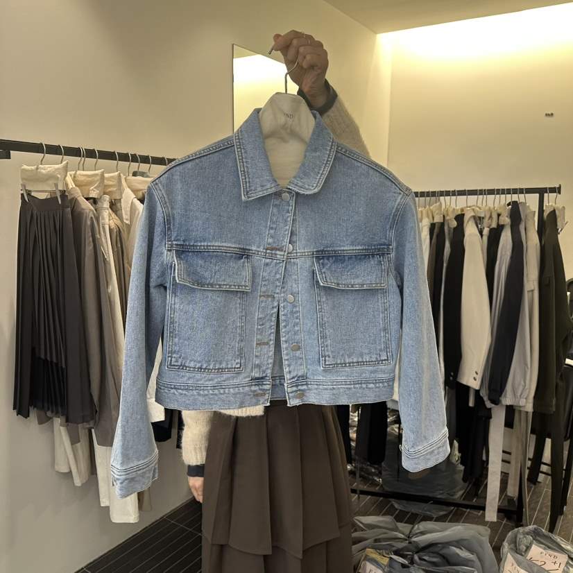 FIND-P㊣東大門實拍女士新款時尚26春夏休閑熱賣夾克口袋春款FIND-P夾克