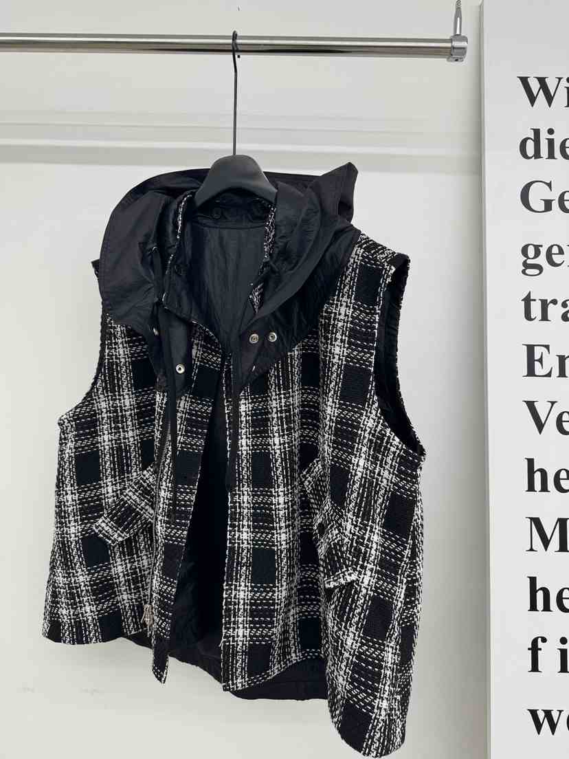 RED-A東大門直郵㊣女士新品真品26春夏馬甲粗花呢兩面穿雙面RED-A馬甲