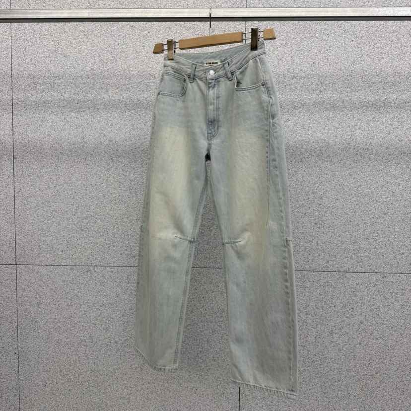 AT THE BAGEL韓國直郵㊣女裝新款26春夏職業休閑牛仔褲春款AT THE BAGEL牛仔褲