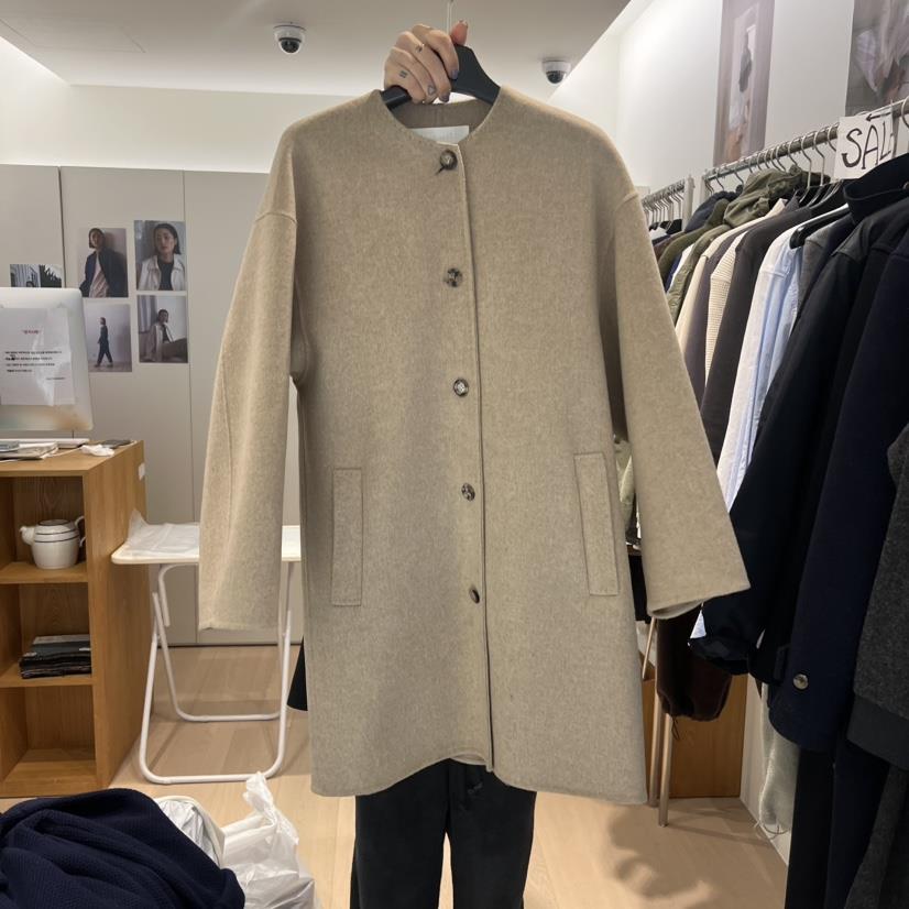 THE STARDUST韓國直郵㊣女裝新款真品26春夏熱賣中長款大衣THE STARDUST中長款大衣