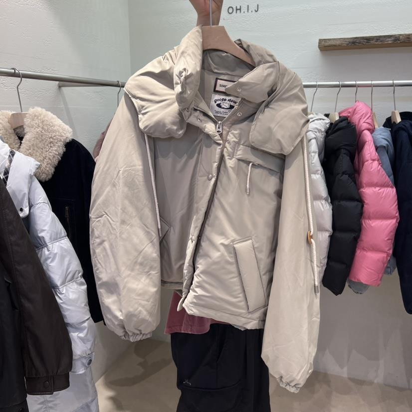 SIMPLE PARK/WMSTORY韓國直郵㊣女士新款26春夏短款羽絨服鵝絨SIMPLE PARK/WMSTORY短款羽絨服