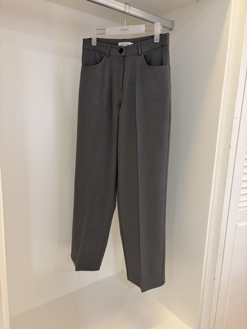 NORMAL韓國代購㊣女裝新品真品時尚推薦職業人氣休閑褲斜紋布NORMAL休閑褲