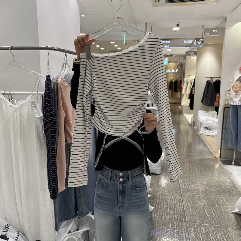 BAIE.38㊣東大門代購女士新款熱賣推薦26春夏職業長袖T恤春款BAIE.38長袖T恤