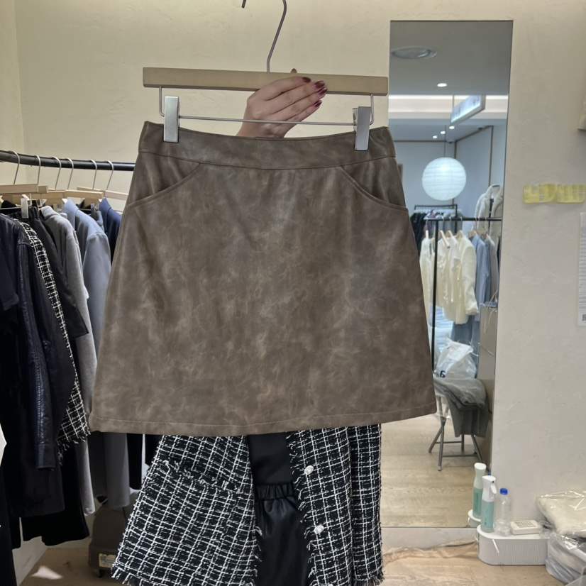 W AND J㊣東大門代購女裝新款真品推薦時尚人氣26春夏短裙春款W AND J短裙