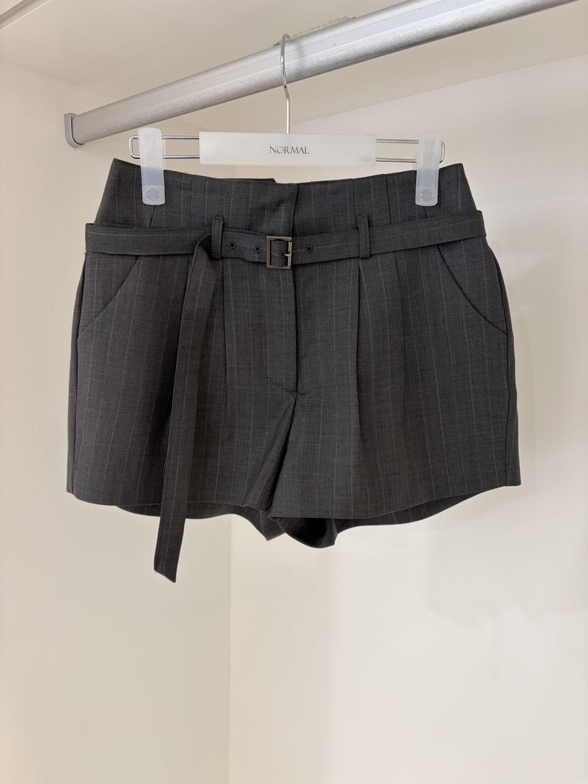 NORMAL㊣東大門代購女裝新品26春夏時尚人氣真品短褲含腰帶NORMAL短褲