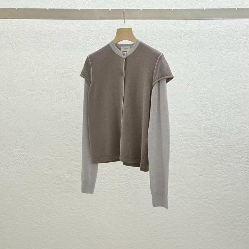 STATEMENT韓國直郵㊣女裝新款真品時尚26春夏長袖T恤假兩件春款STATEMENT長袖T恤