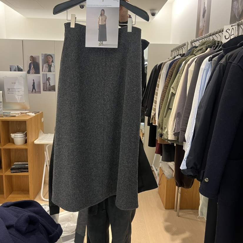 THE STARDUST東大門直郵㊣女裝新品時尚人氣熱賣長裙羊毛混紡THE STARDUST長裙