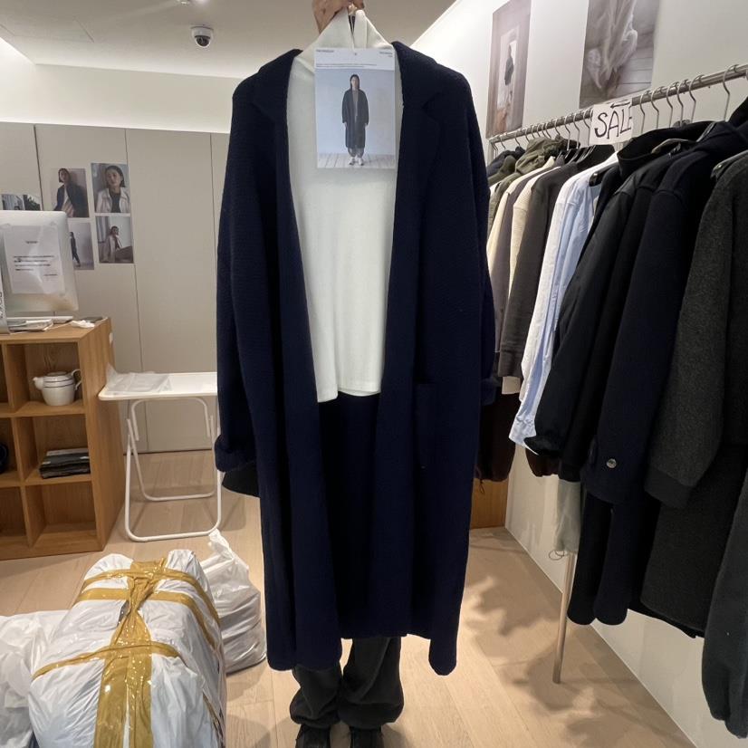 THE STARDUST韓國代購㊣女士新品真品長款風衣不含圍巾開衫THE STARDUST長款風衣