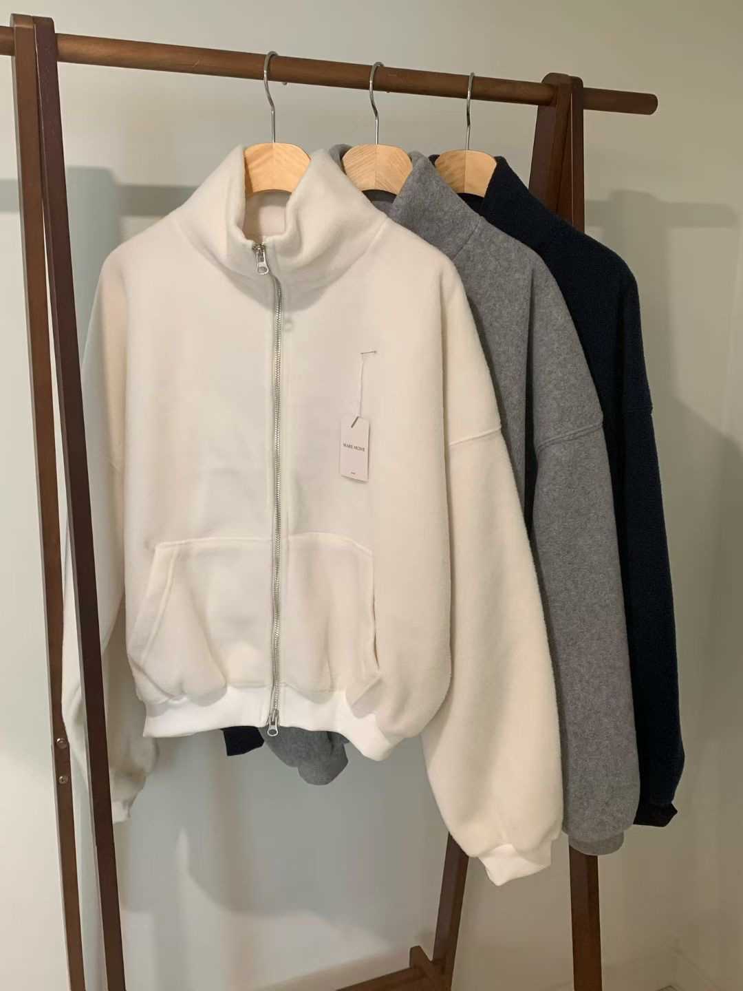 MARE MOHE東大門直郵女裝新款推薦人氣休閑夾克抓絨拉鏈MARE MOHE夾克