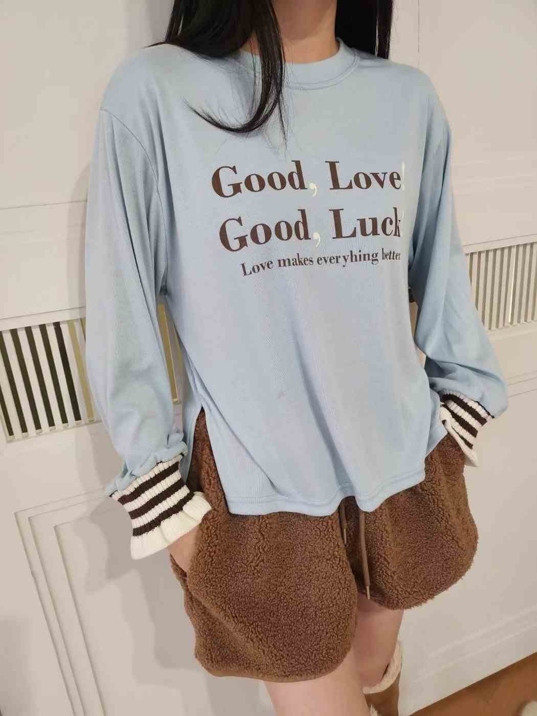 LAYERING東大門代購女士新款25秋冬推薦休閑時尚人氣長袖T恤LAYERING長袖T恤